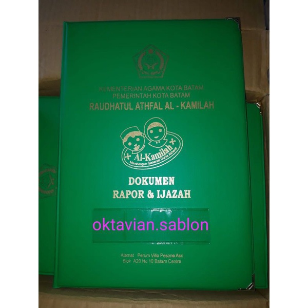 

Map Raport/Ijazah K13 Sablon Custom