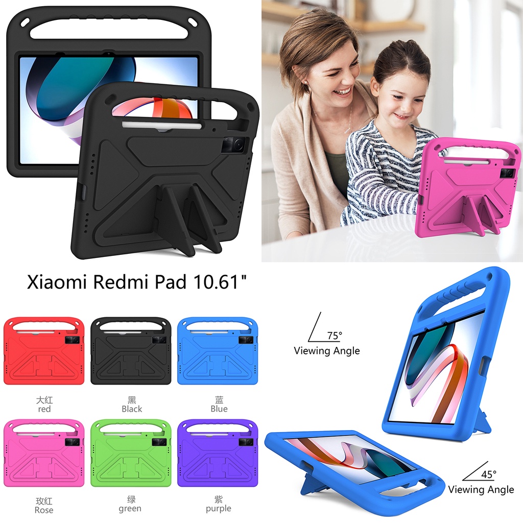 Casing Pelindung Tablet Xiaomi Redmi Pad (2022) 10.61 &quot;VHU4254IN 5G Bahan EVA Tebal Shockproof