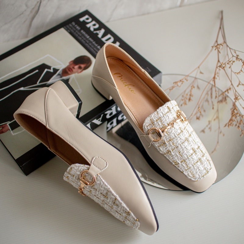 Tiana Tweed Loafers