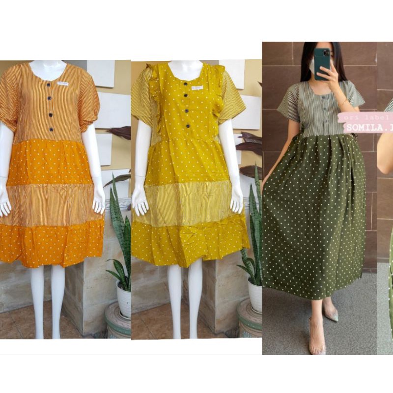 TAKEALL 3 DRESS WANITA DASTER WANITA DRESS KATUN DRESS MUSLIM ZANZEA MAXI DRESS DRESS SANTAI DRESS R