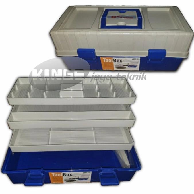Kjt- Tool Box Plastik 3 Susun Taiwan