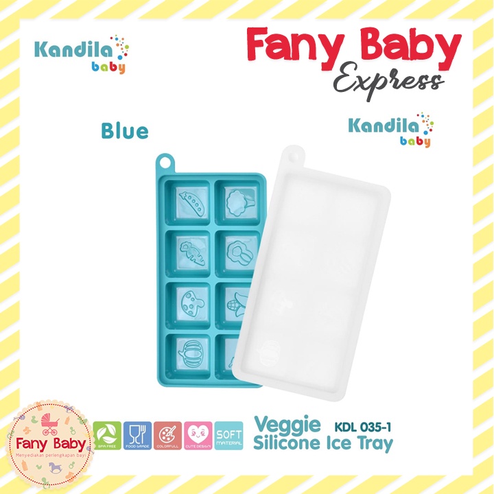 KANDILA BABY VEGGIE SILICONE ICE TRAY / KDL035-1