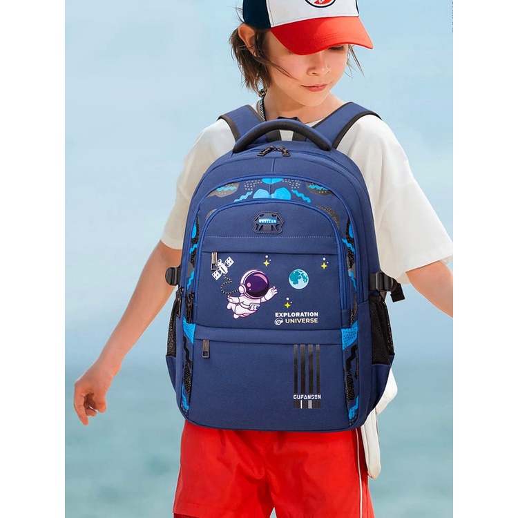 TAS SEKOLAH ANAK-ANAK TERBARU RANSEL ANAK TK,SD&amp;SMP ANAK LAKI-LAKI/TAS SEKOLAH ASTRONAUT UNIVERSE