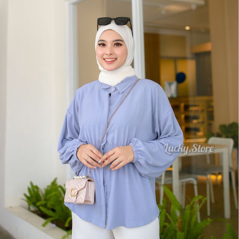 PRILLY BLOUSE CRINKLE//KEYY BLOUSE