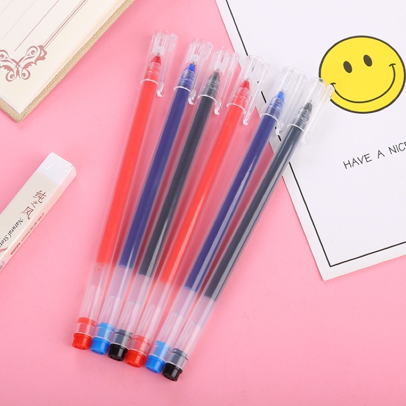 

[LULU] PULPEN / PENA CAIR HITAM BIRU MERAH POLOS / STATIONARY ALAT TULIS SEKOLAH