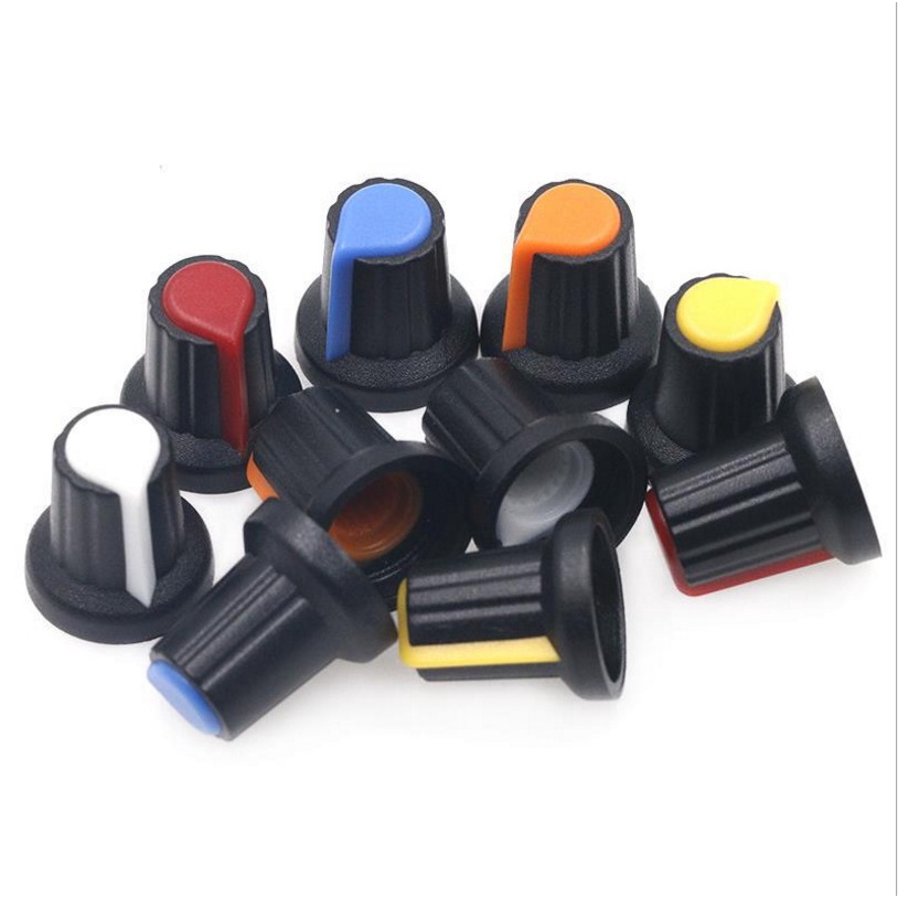 WH148 Potentiometer Knob Knop Tutup Potensiometer Potensio Meter Volume Rotary Cap AG2 Kit Plastic