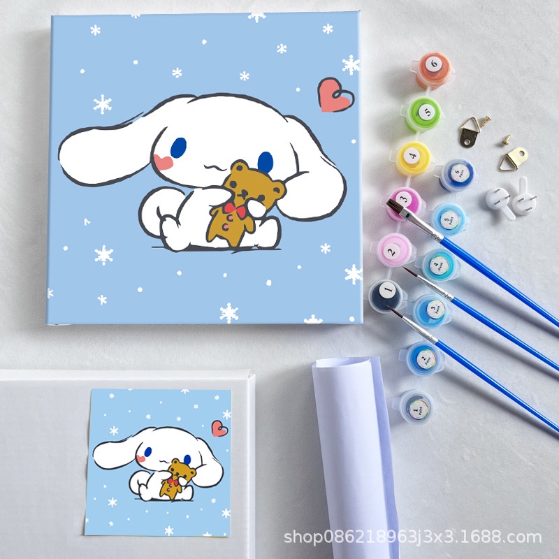 

RB Oil Painting Karakter Kartun / Mewarnai Cat Air Poster