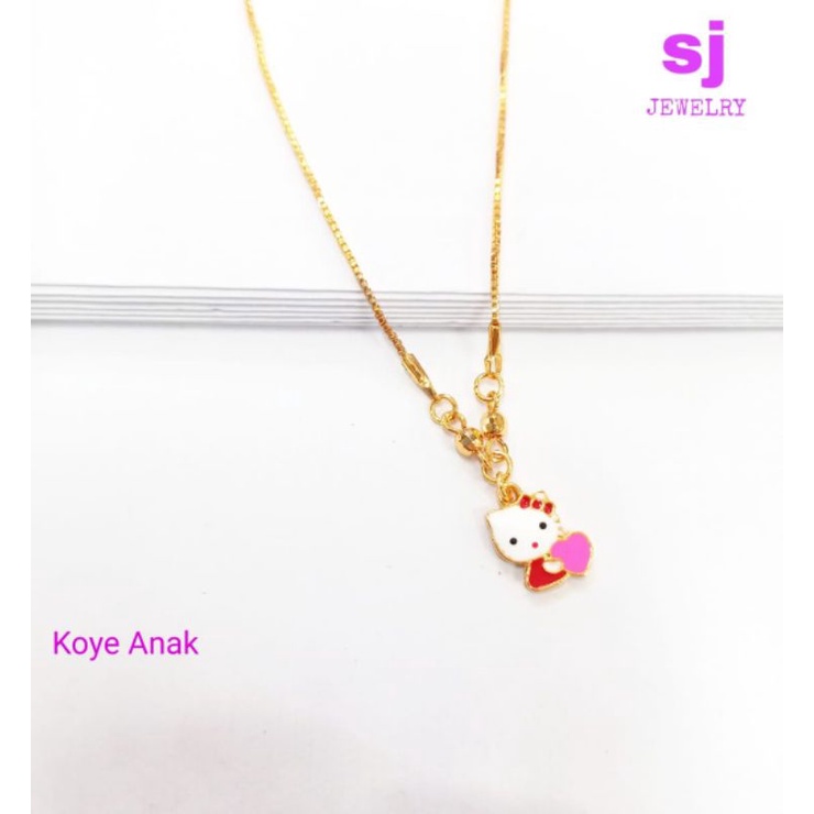 KALUNG ANAK ANAK SJ JEWELRY 35 CM WARNA EMAS