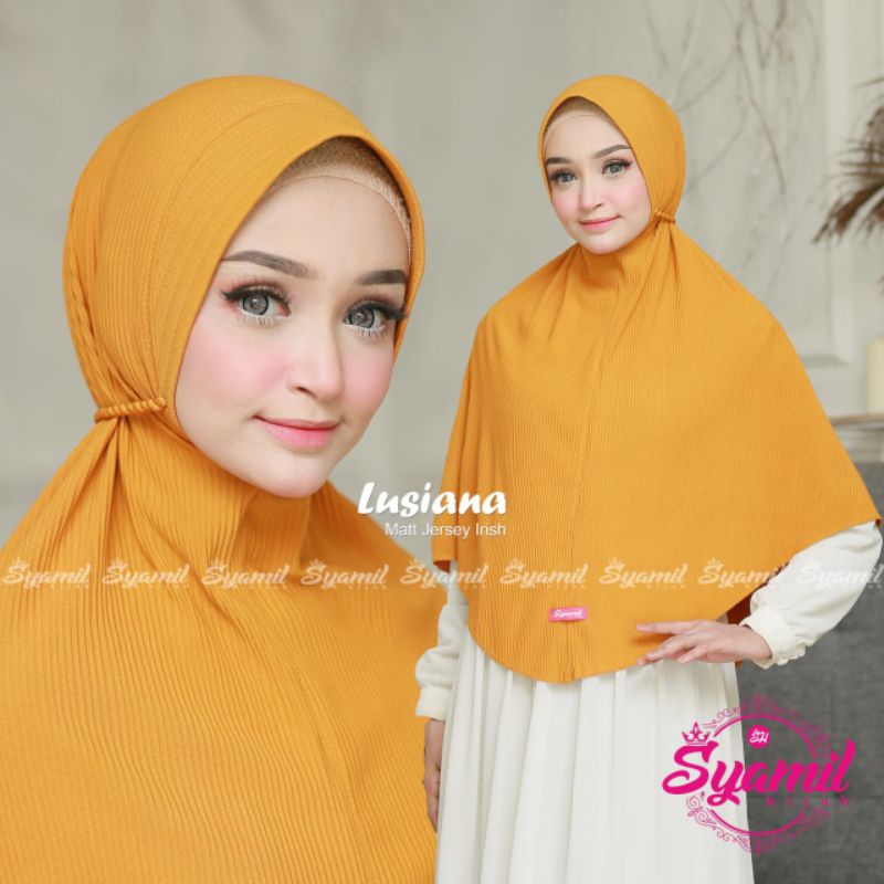Hijab Instan Jumbo Plisket Pad LUSIANA by Syamil