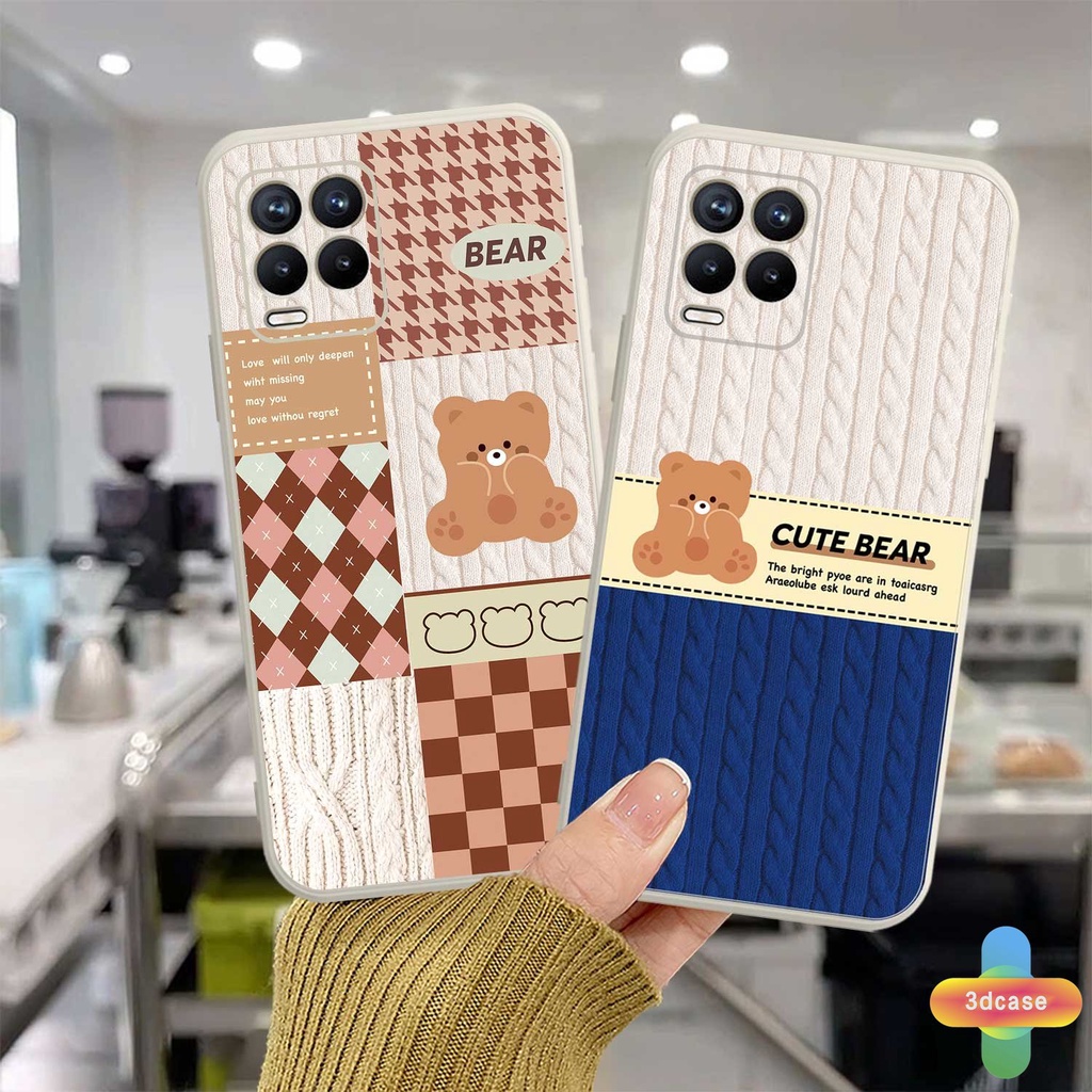 Soft Case TPU Motif Kartun Beruang Untuk Realme C15 C21 C11 2021 C21Y C31 C35 C25 C20 C3 C12 C2 C25S 5S 5 5S 5i C17 7i C1 C25Y C2 C3i 6i C20A  Narzo 20 10 10A 20A 30A A7 A5S A15 A16 Y12 Y20 Y15S A03