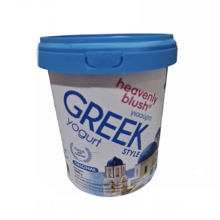 

Heavenly Blush Greek Yogurt Original Plain 1kg / Greek / Yogurt / Heavenly / Blush / Original / Plain / Yoghurt / 1000gr / 1kg