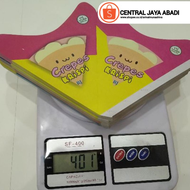 

600 LEMBAR KEMASAN CREPES PAPER CRAFT KERTAS LEKER CRISPY HIGH QUALITY BOX LEKKER WAFFLE CROFFLE PRODUK TERBARU SERI BARU | CENTRAL JAYA ABADI 782