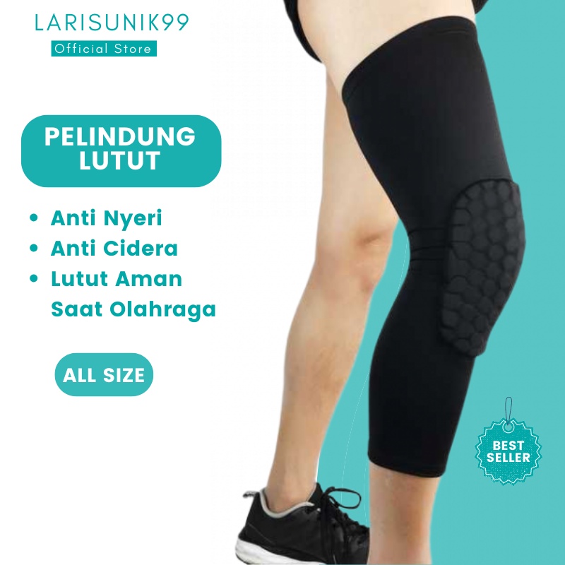 Deker Pelindung Lutut Olahraga Pelindung Lutut Anti Cedera Olahraga Basket Futsal Knee Pad Leg Sleeve