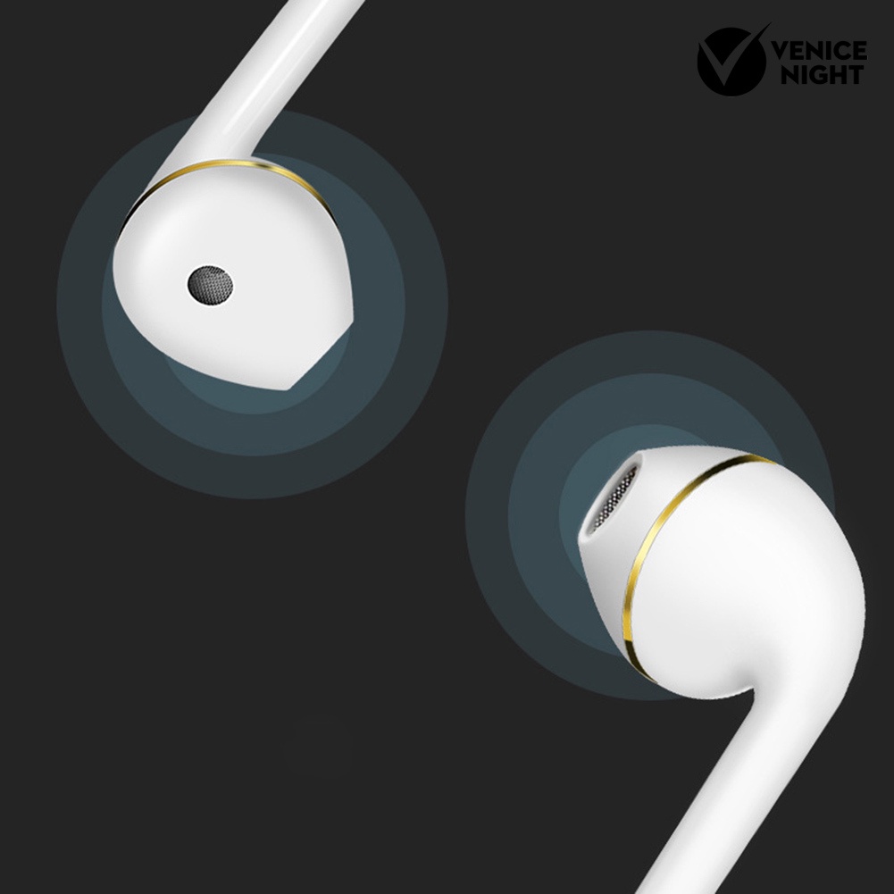 (VNEP) (Berkabel) Earphone Earbud In-Ear Kontrol Universal 3,5mm Headphone Stereo Bass Berat