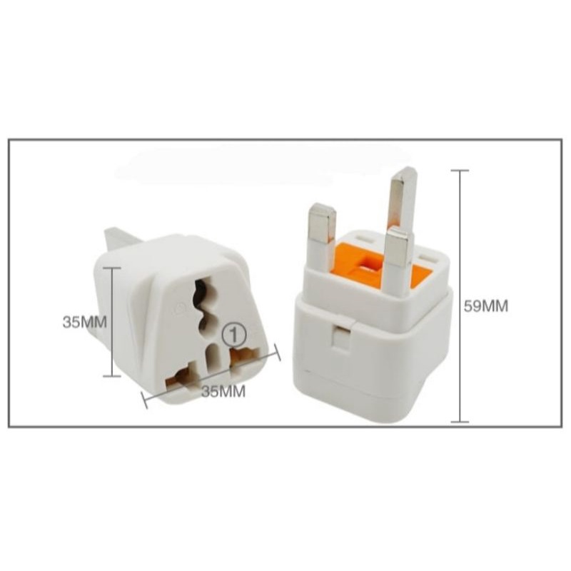 Universal Travel Adaptor 3 kaki konverter adapter Over Steker colokan