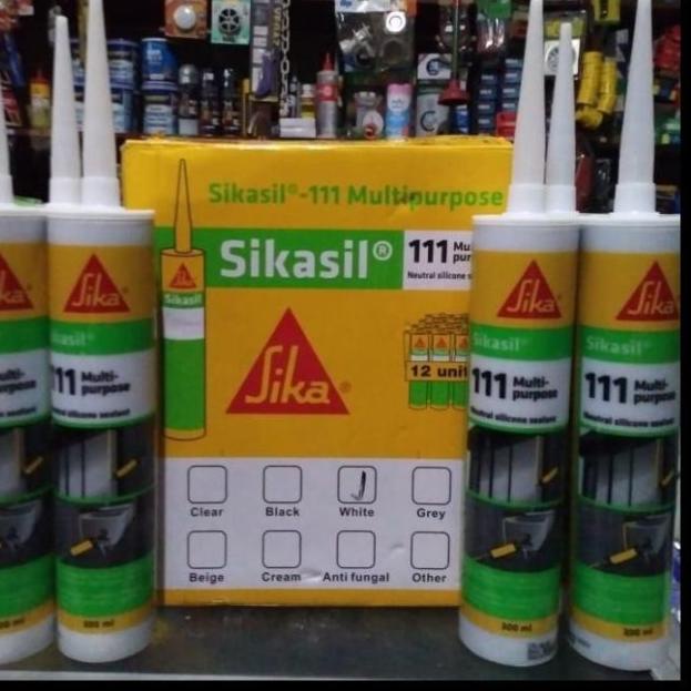 

Sika Sikasil 111 Netral 300 ml sikasil AP sealant silicone 300ml CLEAR