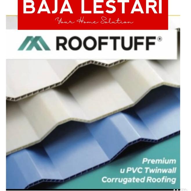 ATAP uPVC ALDERON R830 - DEPOK - ROOFTUFF 870, Putih