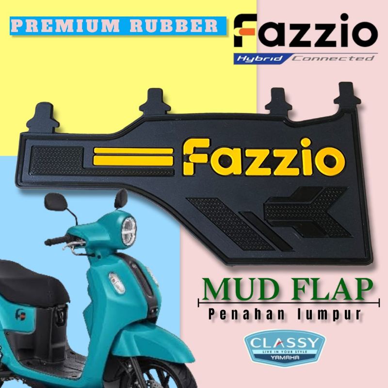 Karpet Fazzio Bordes Fazzio Pijakan kaki Aksesoris Motor Yamaha FAZZIO 125 2022