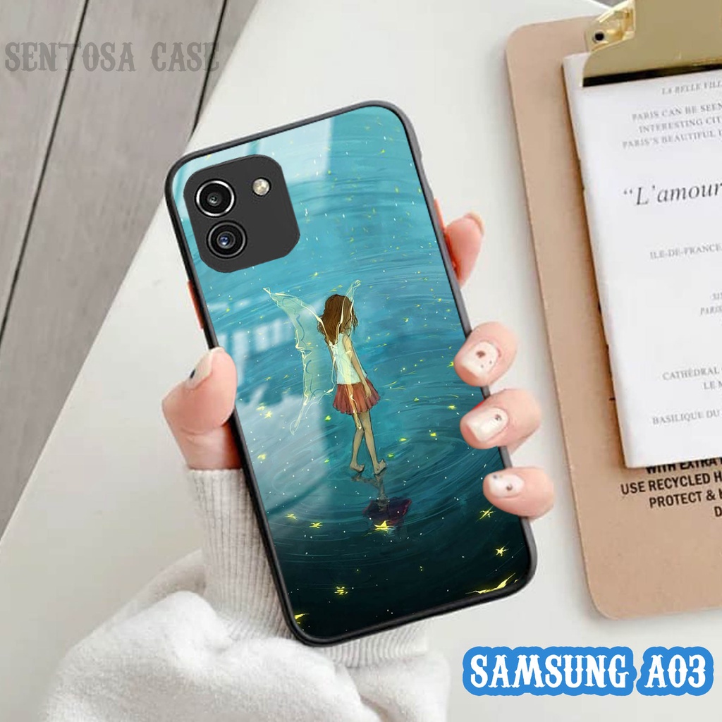 Softcase Kaca Samsung A03 - Case Handphone Samsung A03 [T80].