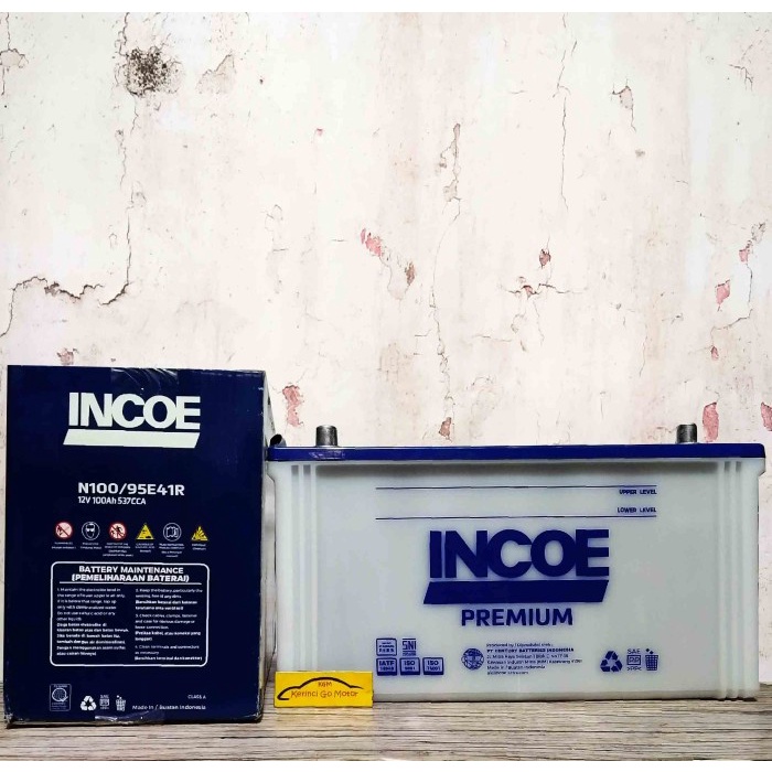 AKI INCOE PREMIUM N100 N-100 BASAH ACCU MOBIL DYNA LAMA TAFT DIESEL