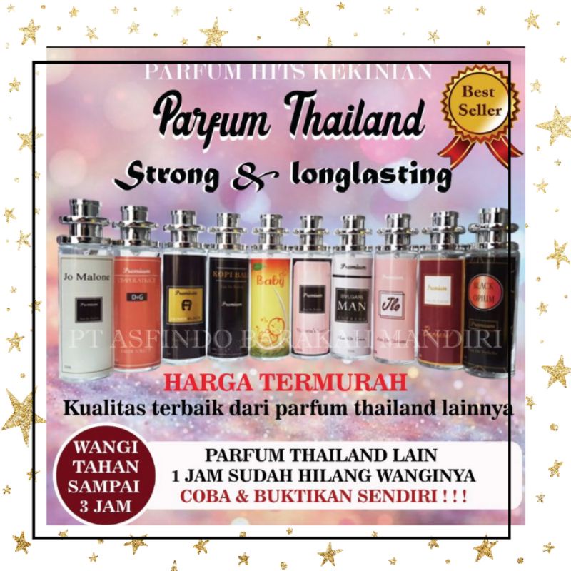 [100% ORIGINAL BPOM] Parfum Thailand Inspired Best Seller
