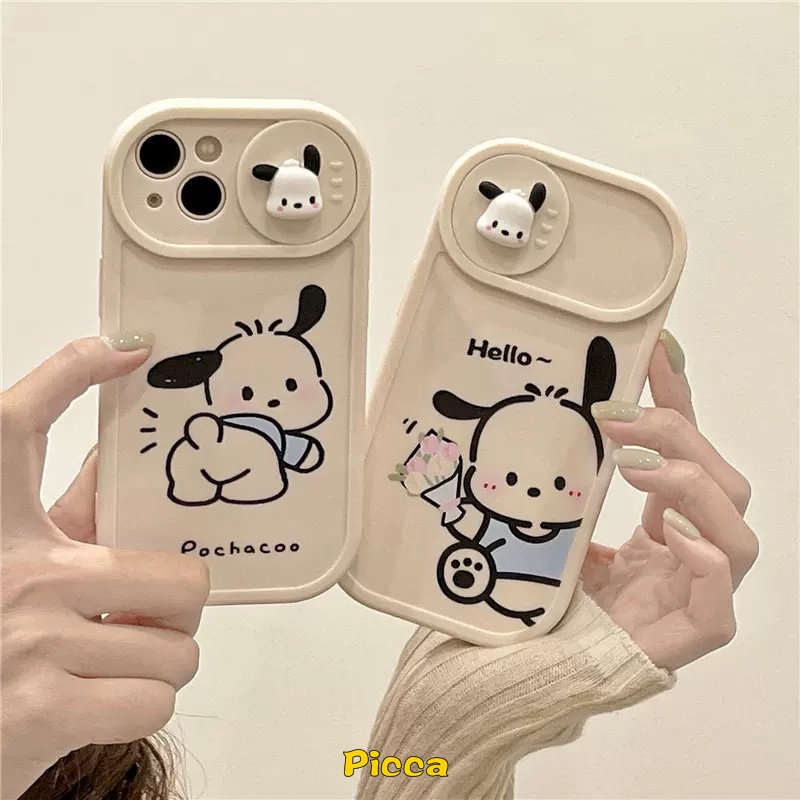 Soft Case Tpu Motif Kartun Boneka Pachacco 3D Untuk IPhone 11 13 12 Pro Max 7 Plus XR 8 Plus 11 Pro Max X XS Max