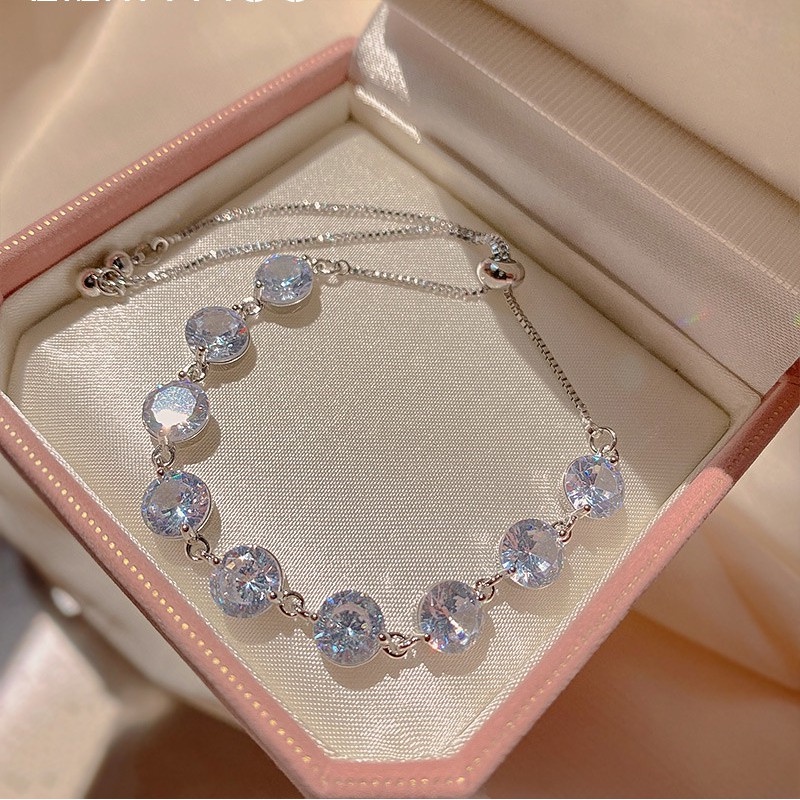 Gelang Kristal Bahan Alloy Untuk Wanita