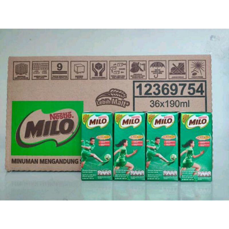 Susu Milo 180 ml / Susu UHT Milo 180 ml
