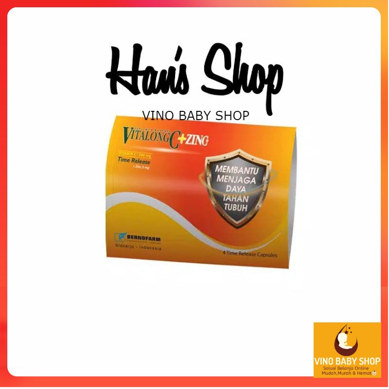 Jual Vitalong C Zinc Strip Kapsul Multivitamin Shopee Indonesia