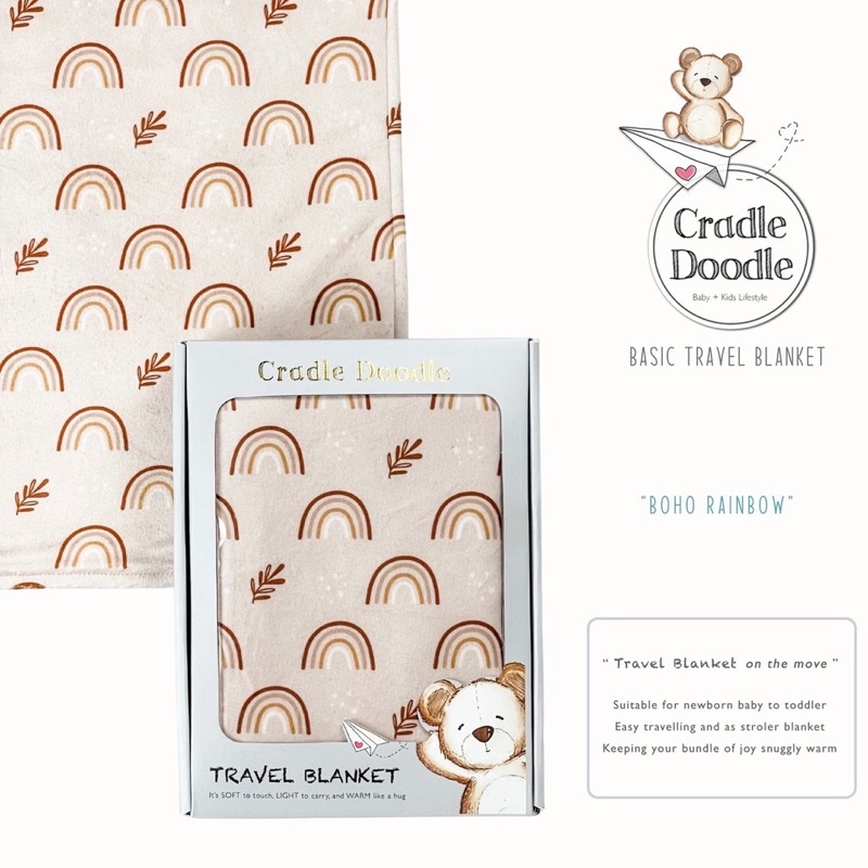 Cradle Doodle Basic Travel Blanket