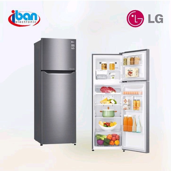 LG GNG272SLCB KULKAS 2 PINTU 272L SMART INVERTER GN-G272SLCB GNG272 SLCB
