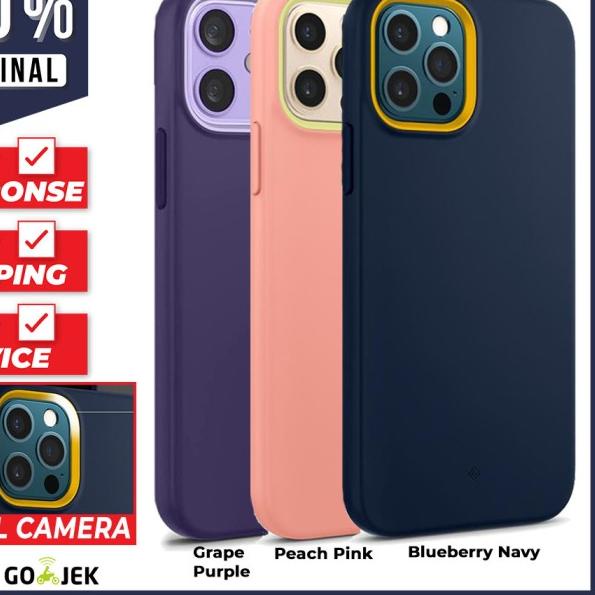 Case iPhone 12 Pro Max 12 Mini Caseology Nano Pop Softcase Casing - iPhone 12 Mini, Prune Charcoal