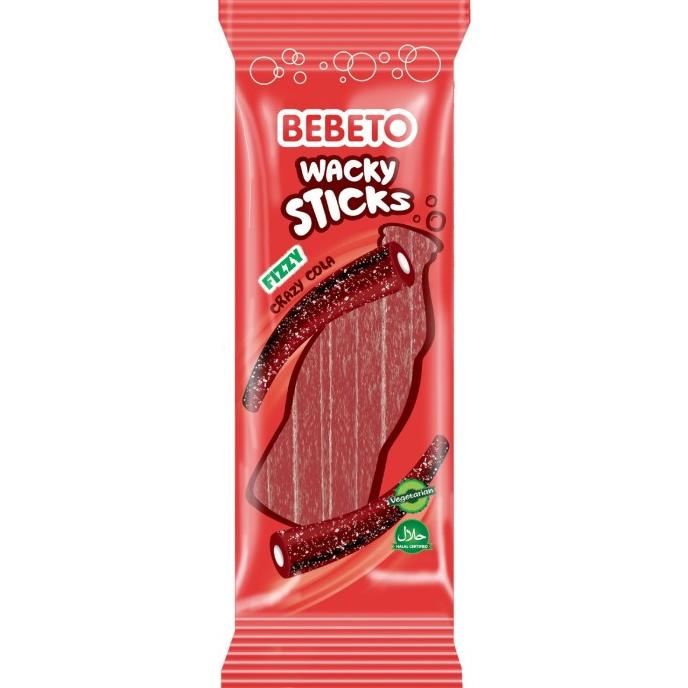 

TERBARU BEBETO WACKY STICK FIZZY COCA COLA 180GRAM IMPORT PERMEN LUNAK GUMMY /PERMEN LUNAK/PERMEN VIRAL/PERMEN MILO/PERMEN YUPI/PERMEN JADUL/PERMEN KARET