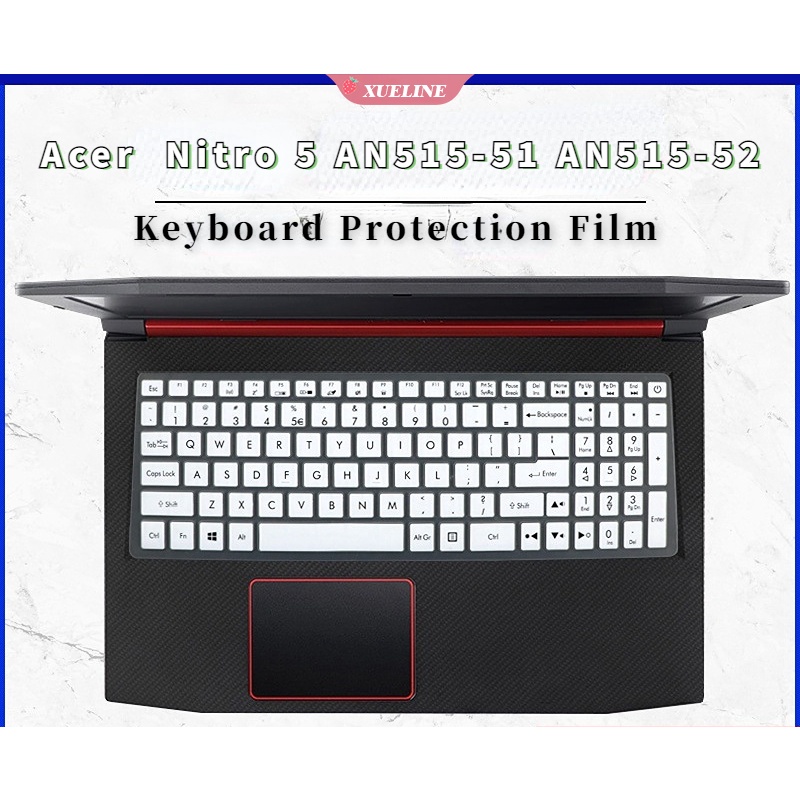 Skin Cover Pelindung Keyboard Gaming 15.6 &quot;Acer Predator Helios 300 Nitro 5 AN515-51 AN515-52