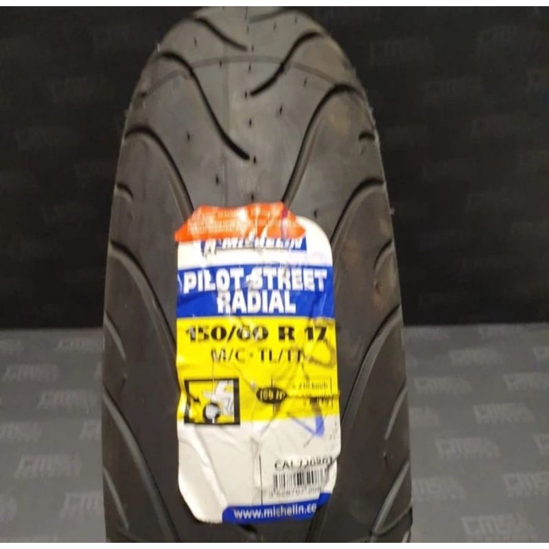 Ban Luar Michelin Ukuran 150 60 17
Pilot Sreet Radial