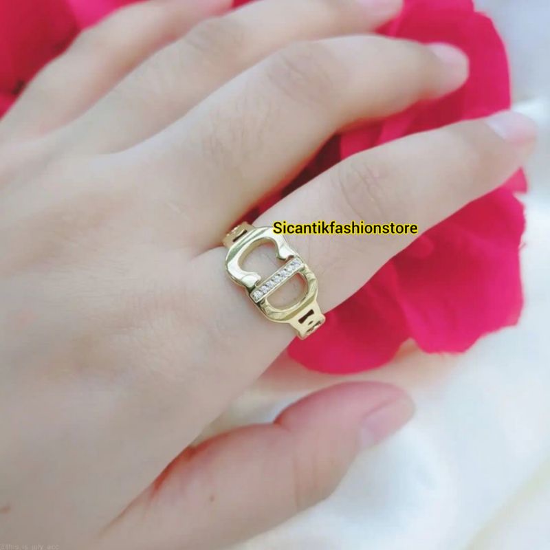 CINCIN TITANIUM WANITA TRENDING CDD TERBARU TERLARIS ANTI KARAT SELAMANYA FASHION STYLE WANITA KOREA  CINCIN SISIK NAGA VINTAGE TRENDING