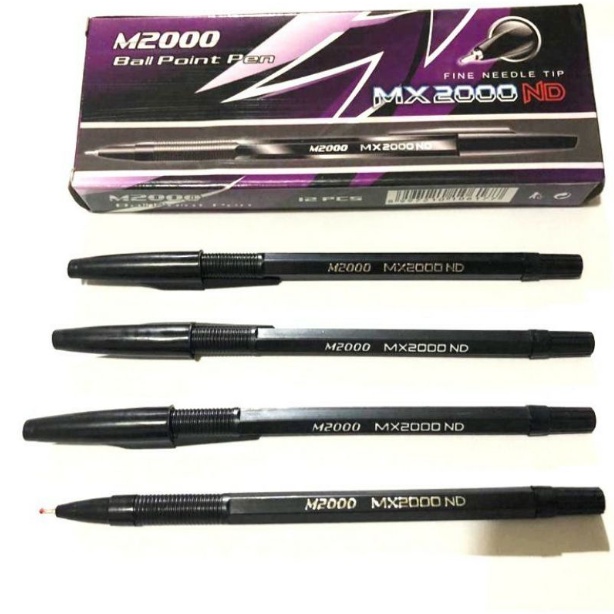 

Pulpen Hitam M2000 Mirip Pulpen Standard Ball pen Sekolah