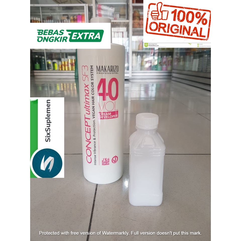 Makarizo Concept Ultimax Oxydant Cream Developer Makarizo 200ml (Kemasan Share/ Repacking)