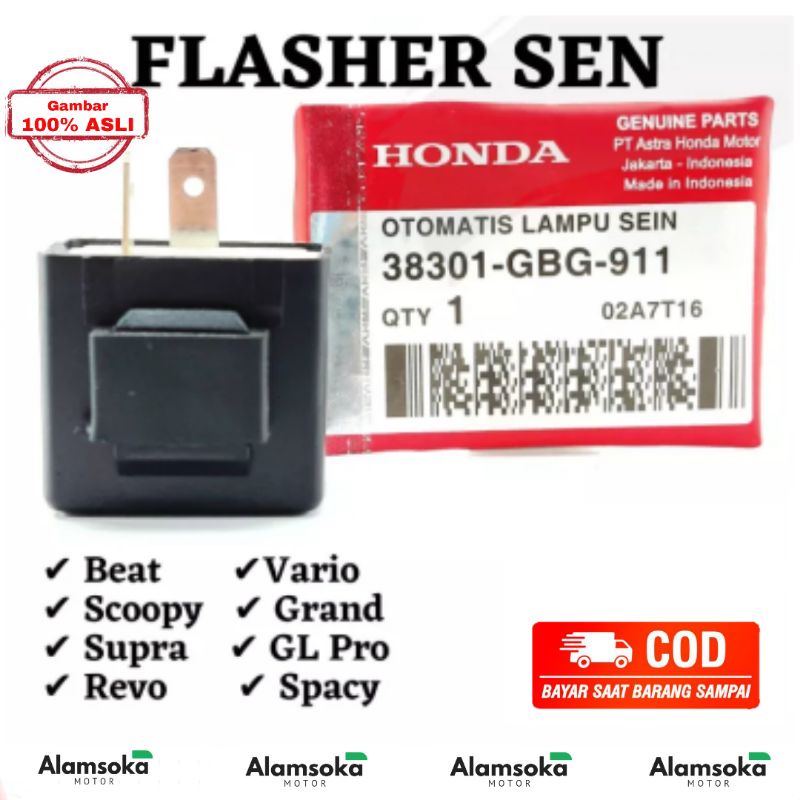 Flaser Sen Motor Honda 12 V 12 V Mitsuba Flasher Sein Sen Lampu Motor 12V Otomatis Lampu Sen Honda B