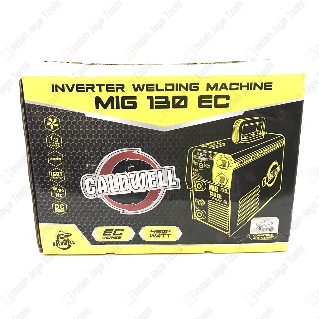 CALDWELL MIG 130 EC - Mesin Las MMA MIG Listrik Travo CO2 Flux Core - FREE KAWAT LAS