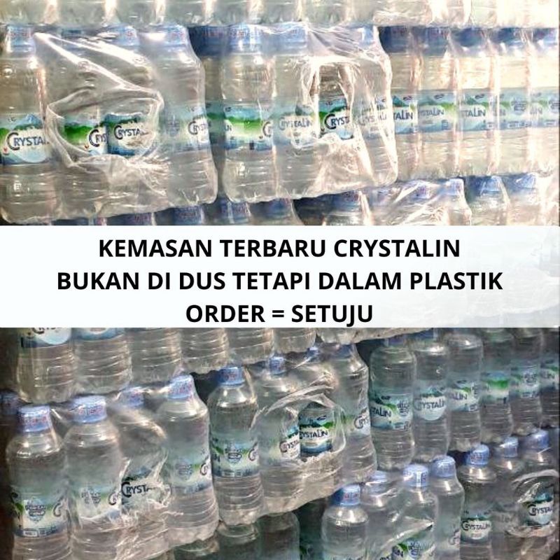 

Minuman Botol Air Mineral Crystaline 330 Ml Khusus Instan & Same day