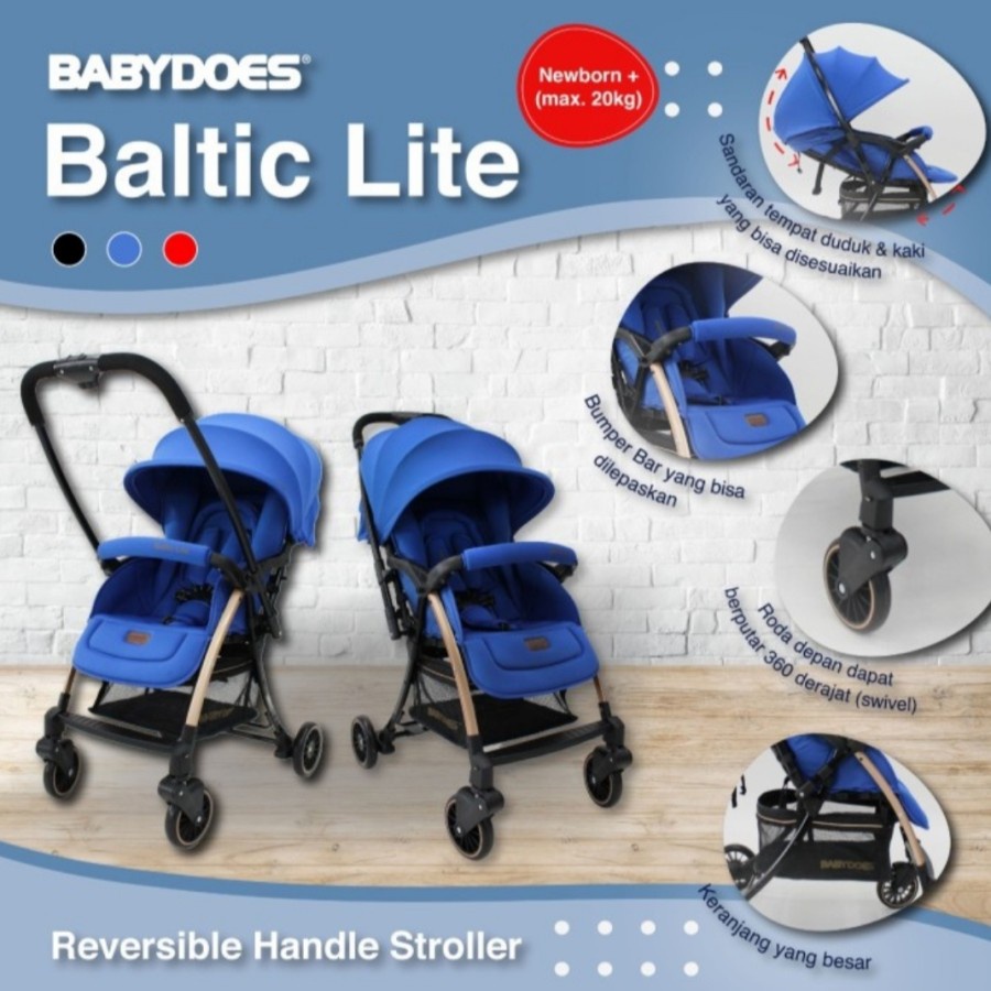 Stroller Babydoes Montel / Babydoes Stroller Baltic Lite / Kereta Bayi