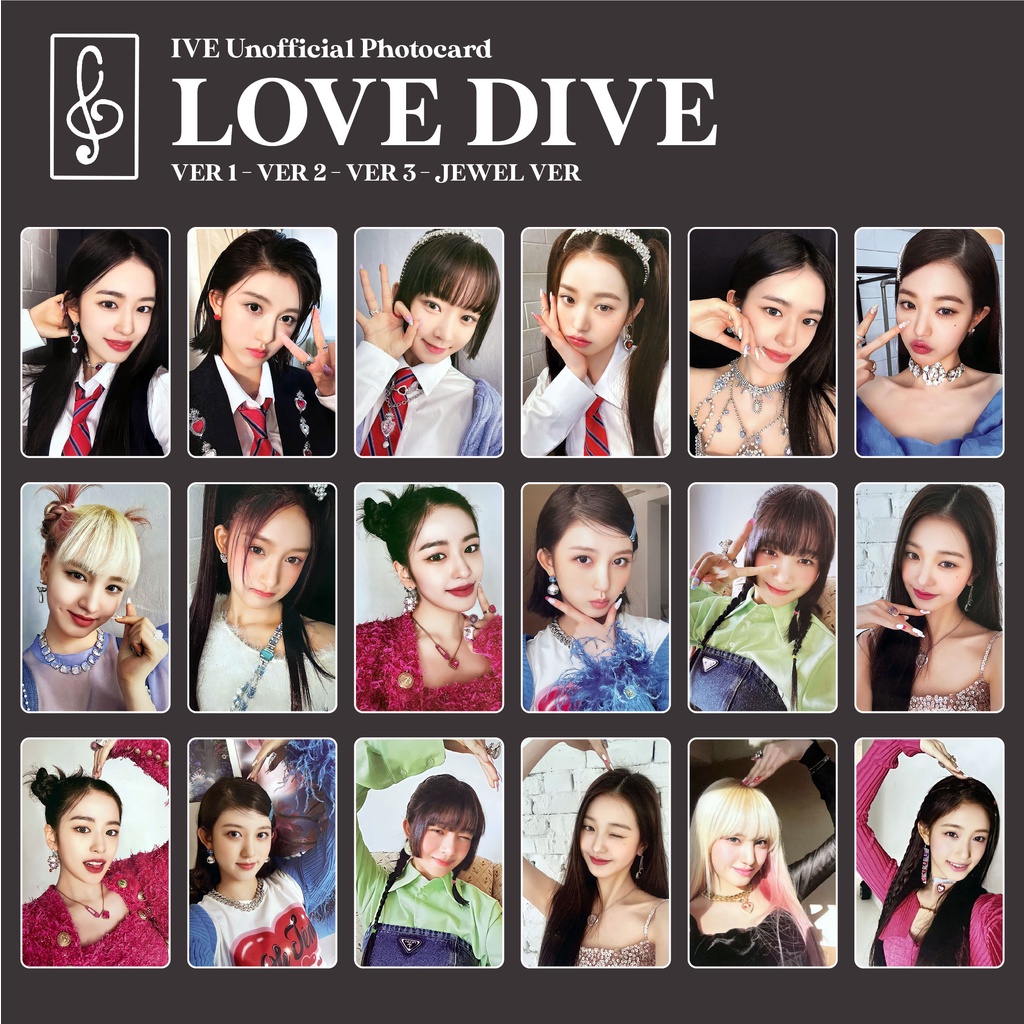 [REPLIKA IVE] PHOTOCARD LOVE DIVE