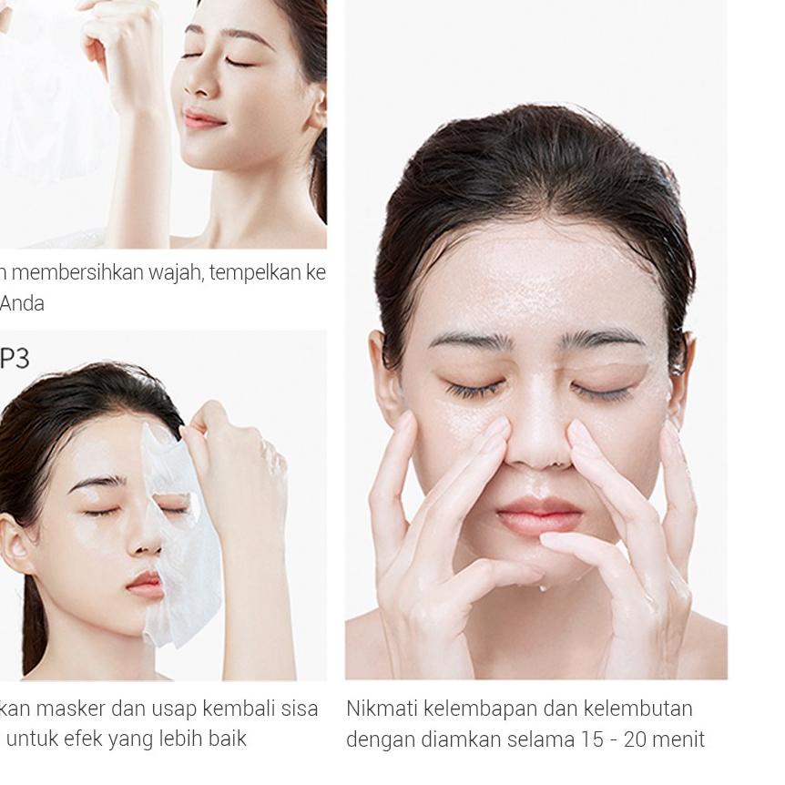 New BPOM LANBENA Sheet Mask Orange - Mencerahkan 10 pcs  시