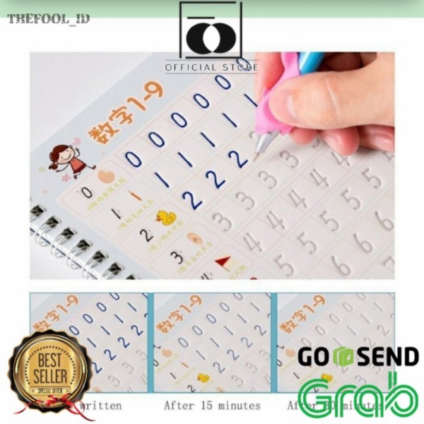 Unik 3D Smart Pattern Wonder Pattern C3 Magic Practice copybook C3 Wonder T Murah