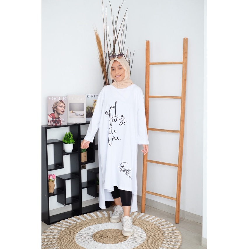 DITYA MIDI DRESS / DRESS MUSLIM / DRESS KASUAL / DRESS MURAH