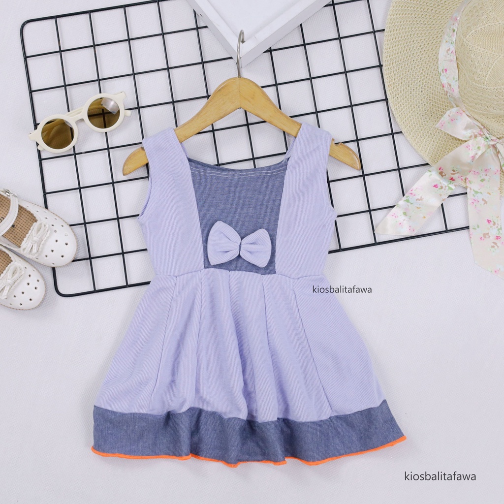 (0-6 Bulan) Dress Aurora Baby New Born / Dres Anak Perempuan Pakaian Bayi Import Yukensi Baju Murah