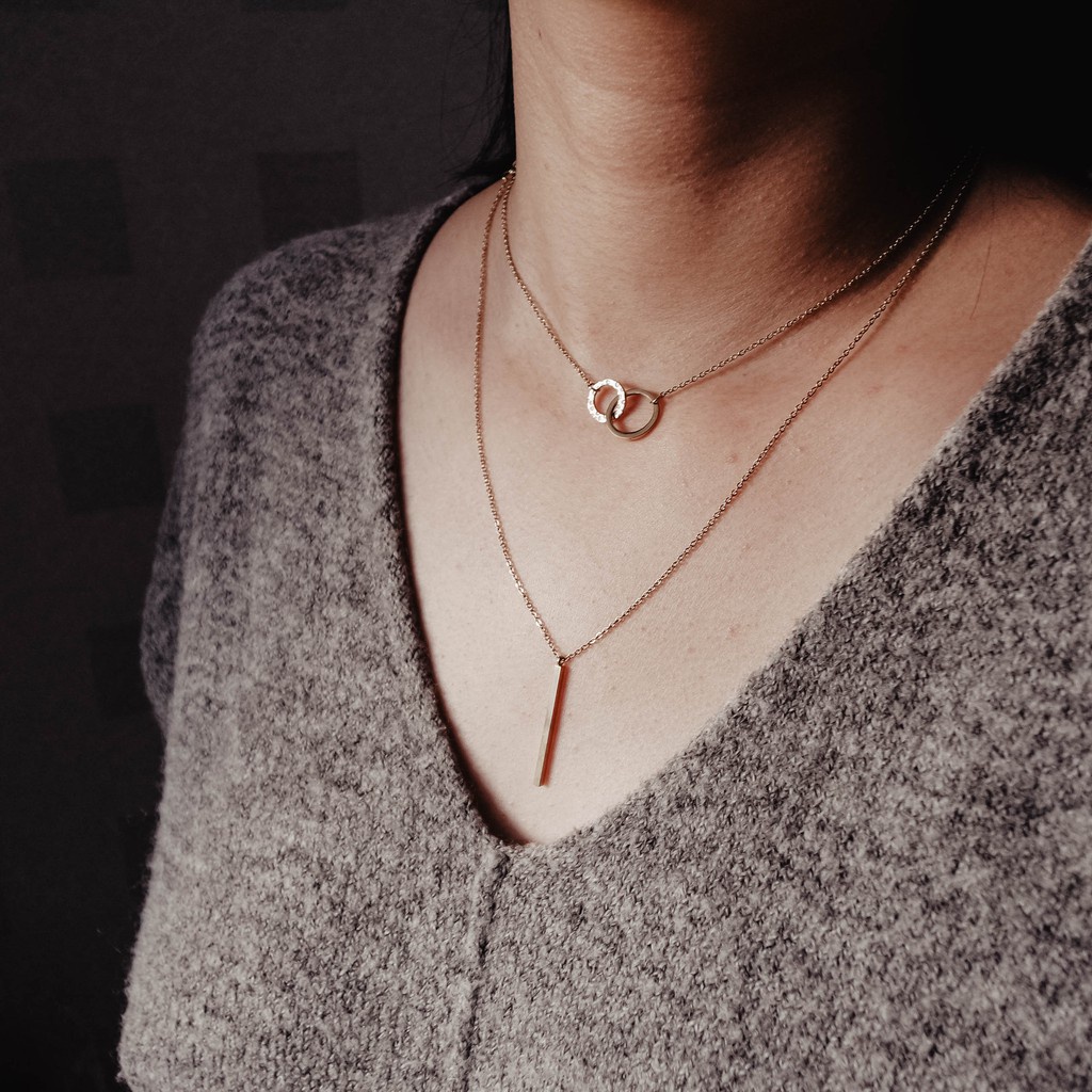 CONSTANCE NECKLACE (STAINLESS STEEL + 18K GOLD PLATED) - ANTI KARAT