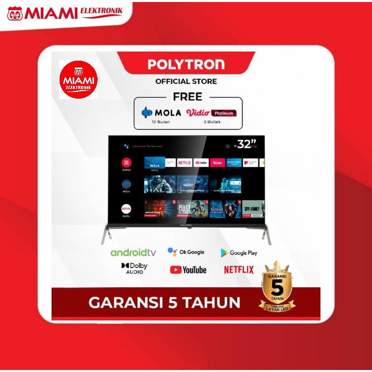 POLYTRON PLD 32AG5959 / PLD32AG5959 Smart Android TV 32 inch