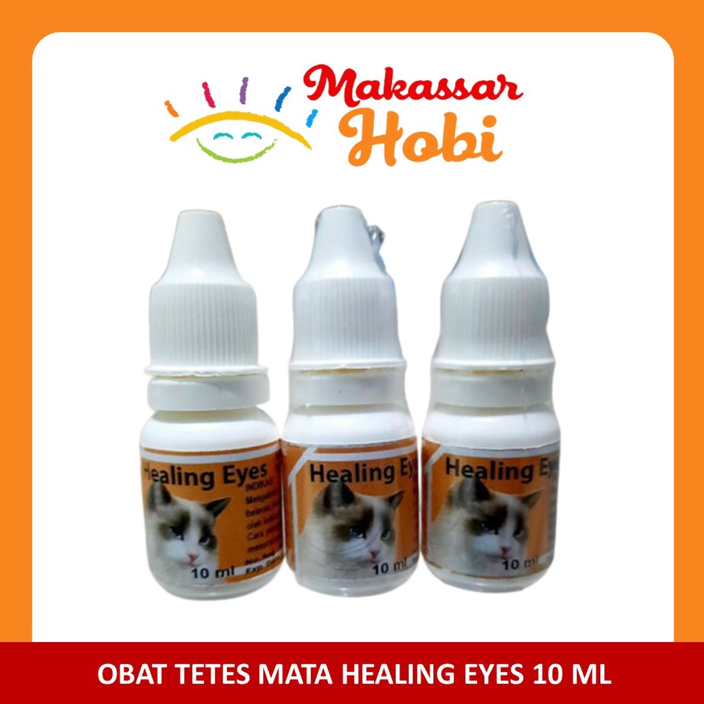 Healing Eye Eyes 10ml Obat Anti Infeksi Mata Merah Tetes Kucing Anjing